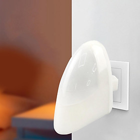 Mini Plug-in Night Light LED Nightlight w/ Dusk to Dawn Motion Sensor Home Déco