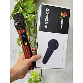 [XÃ KHO] Micro Không Dây SGMAX G01,Mẫu Mới,Chuyên Dùng Cho karaoke Hát Nhẹ. Thiết kế chắc chắn, tỉ mỉ, chức năng hiện đại