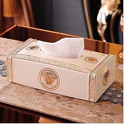 Mua Hộp đựng giấy bằng sứ bày bàn ăn hình chữ nhật