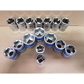 Mua Đầu khẩu  Đầu Tuýp 1/2   loại ngắn (dài 37mm) 8mm - 24mm