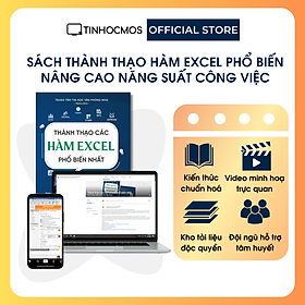 Hình ảnh Sách Thành thạo các hàm Excel phổ biến nhất - tinhocmos