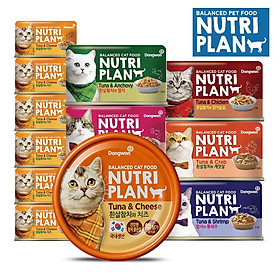 Pate cho mèo Nutri Plan lon 160g