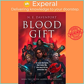 Sách - The Blood Gift by N. E. Davenport (UK edition, paperback)