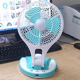 Hình ảnh Quạt Sạc Điện Kiêm Đèn Pin Mini Fan M-5580 Rất Đa Năng Và Tiện Lợi Khi Mang Đi Di Chuyển  - Hàng Chất Lượng