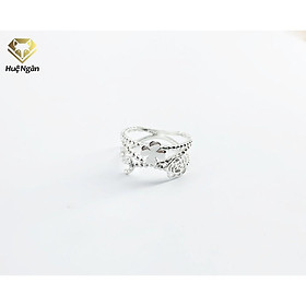 Nhẫn bạc Ý 925 Huệ Ngân - Nhẫn Hoa Hồng May Mắn YCXJ154