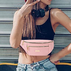 Fanny Pack Waist Pack with 2 Zipper Pockets Waist Bag for Running Workout Travel
