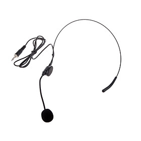 4-15pack Black Back Electret Headworn Microphone Wireless System Upright Type