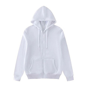 Áo hoodie dây kéo nam nữ, Phản Quang Sói Pro, 2 Màu trắng đen, Vải Nỉ Ngoại, Anam Store