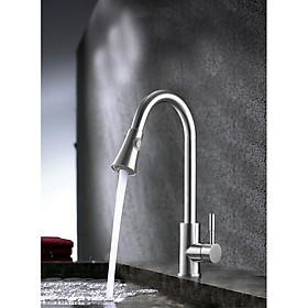 Mua Vòi bếp rút dây inox 304  vòi rửa chén rút dây inox 304