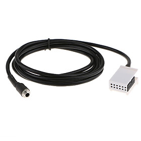 3.5mm Female Jack AUX AUDIO Cable Input Adapter