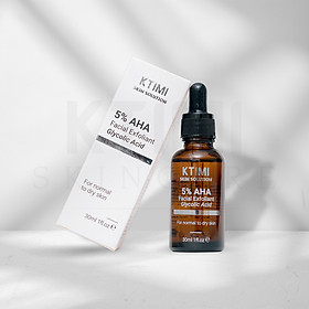 Serum Tẩy Tế Bào Chết KTIMI 5% AHA Facial Exfoliant Glycolic Acid