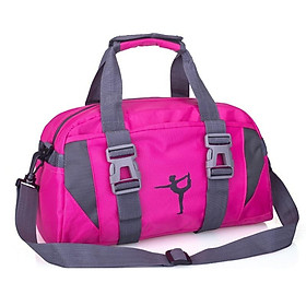 Outdoor Waterproof Nylon Sports Gym Bags Men Women Training Fitness Travel Handbag Yoga Mat Sport Bag Travel Duffel Bags