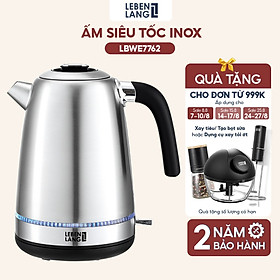 Mua Ấm siêu tốc LEBENLANG LBWE7762 bằng inox 1.7 lít  công suất 2200W  bảo hành 2 năm - hàng chính hãng