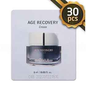 Combo 30 gói Kem dưỡng collagen tăng cường đàn hồi da OHUI Age Recovery Cream 1ml