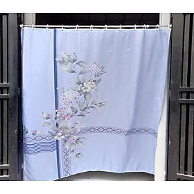 Mua Rèm Vải Chống Thấm treo nhà tắm phòng ngủ in họa tiết Đẹp kiểu thắt nơ quà tặng