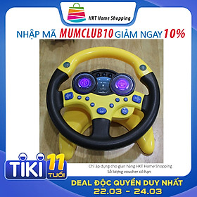 Đồ chơi trẻ em bằng nhựa ABS Vô Lăng Tập Lái Cho Bé Có 2 màu cho bé trai và gái