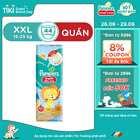 Tã Quần Pampers Điều Hoà Gói Lớn XL52/XXL44/L60