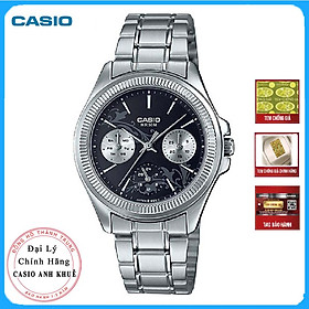 Đồng Hồ Nữ Casio LTP-2088D-1A2V Dây Kim Loại - Chống Nước Tốt