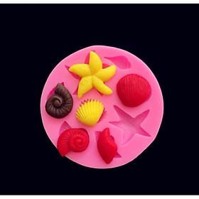 Mua Khuôn silicon 3D 8 con vật biển