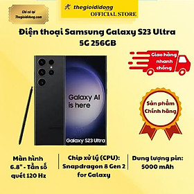 Mua Điện thoại Samsung Galaxy S23 Ultra 5G 256GB - Đen - Hàng Chính Hãng