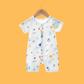 [ẢNH THẬT] Bodysuit, quần áo liền thân Quảng Châu cao cấp cho trẻ sơ sinh chất liệu sợi bông mềm mại thoáng khí mùa hè