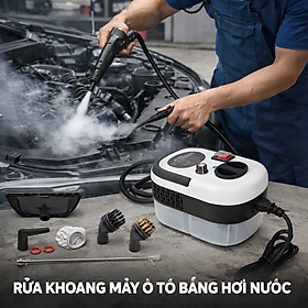 Máy Làm Sạch Động Cơ Ô Tô Bằng Hơi Nước – Dùng Cho Nội Thất, Bếp, Cửa Kính Gia Đình
