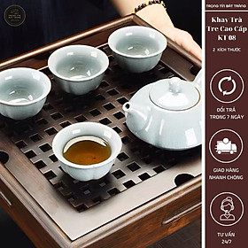 Mua KT 08 Khay Trà Tre Cao Cấp  Vuông Nhỏ