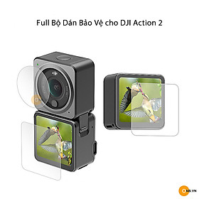 DJI Action 2 Fullset bộ dán màn hình bảo vệ