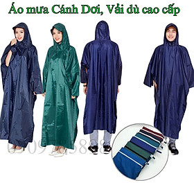 Mua Áo mưa cánh dơi vải dù 1 đầu siêu bền (loại dày 1.4m) - Giao màu ngẫu nhiên