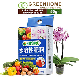 Mua Bộ 3 Phân bón hoà tan Hyponex NPK 15-30-15  20-20-20  10-30-20 dành cho cây con đến trưởng thành |Greenhome