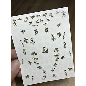 Mẫu dán Vẽ Ren , hoa văn , sticker dán móng tay , sticker trang trí móng tay