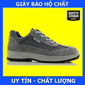 [Hàng Chính Hãng] Giày Bảo Hộ Nữ Safety Jogger Organic Da Chất Lượng Cao, Chống Dập Ngón, Chống Hóa Chất, Chống Trơn Trượt