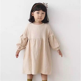 Váy Thiết Kế Mùa Thu Phong Cách Hàn Quốc OP Kids