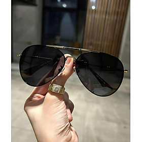 Kính râm nam đi đường chống nắng kiểu dáng phi công trẻ trung, sành điệu