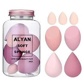 HỘP 6 Bông Mút Đánh Kem Nền Thông Minh - Mút trang điểm - Hàng Chính Hãng - ( Giao Màu ngẫu nhiên )