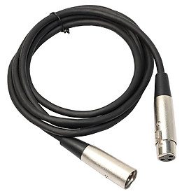 3 Pin XLR Male to XLR Female Jack M/F Microphone Extension Adapter Metal Connectors 1m/1.8m/3m/5m/10m