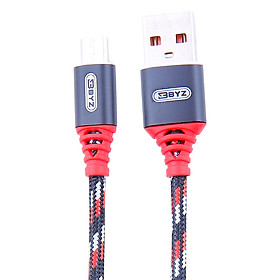 Dây Cáp Bọc Dù Cho Micro USB BYZ BL-690m 1m - Hàng Chính Hãng