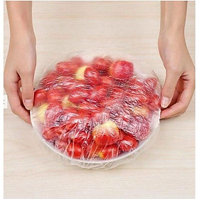 Mua Sét 100 túi bọc thực phẩm co dãn - màng bọc thực phẩm- sử dụng được lò vi sóng