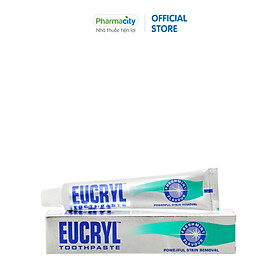 Hình ảnh Kem đánh răng tẩy trắng vị bạc hà Eucryl (62g)