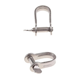 Stainless Steel Slotted Pin Shackle for Marine/Sailing/Boat 4/5mm