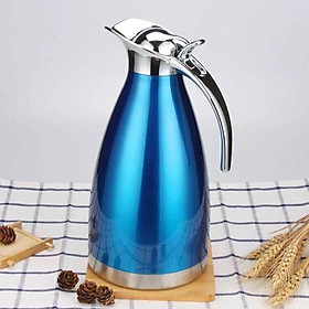 Mua Bình Thủy Giữ Nhiệt Inox 2 Lớp Cao Cấp 2L - Tặng phao lọc rác
