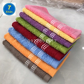 Mua Khăn mặt 100% cotton 27x50cm Dobby KMH - Nhiều màu