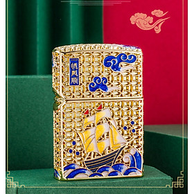 Mua Bật lửa Chief đồng nguyên chất chủ đề Thuận Buồm Xuôi Gió  mã CF1248J