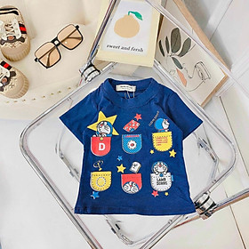 Áo phông in hình đẹp cho Bé. Chất coton 4 chiều mềm mịn