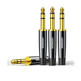 Ugreen 60379 4 chiếc Đầu hàn âm thanh giắc 6.5mm hổ trợ stereo AV189 Hàng