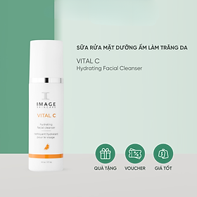 Sữa rửa mặt dưỡng ẩm, làm dịu da kích ứng, nhạy cảm IMAGE SKINCARE Vital C Hydrating Facial Cleanser 177ml