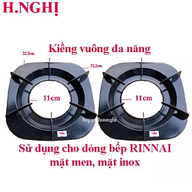 Bộ kiềng bếp gas đa năng Redhome( Sử dụng thay thế cho các dòng bếp rinnai mặt men, mặt inox) - Hàng chính hãng