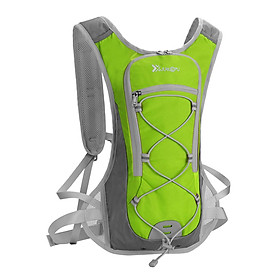 2L Water Backpack Hydration Pack Camping Water Bladder Bag Pouch Made of Waterproof Nylon for Outdoor Sports