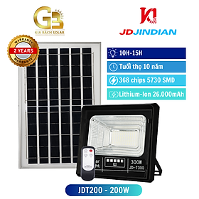 Đèn Pha Năng Lượng Mặt Trời 300W Jindian JD