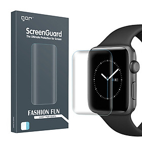 Dán màn hình dành cho Apple Watch Series 6/5/4 3D full GOR (Hộp 2 miếng) - Hàng Nhập Khẩu